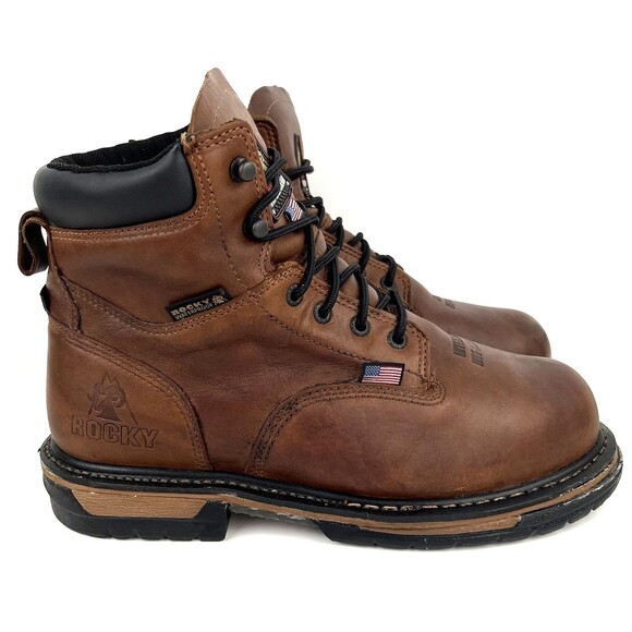 ROCKY Ironclad USA Made Steel Toe MET Guard Waterproof Boots RKK0362 Mens 9.5M - Picture 1 of 13